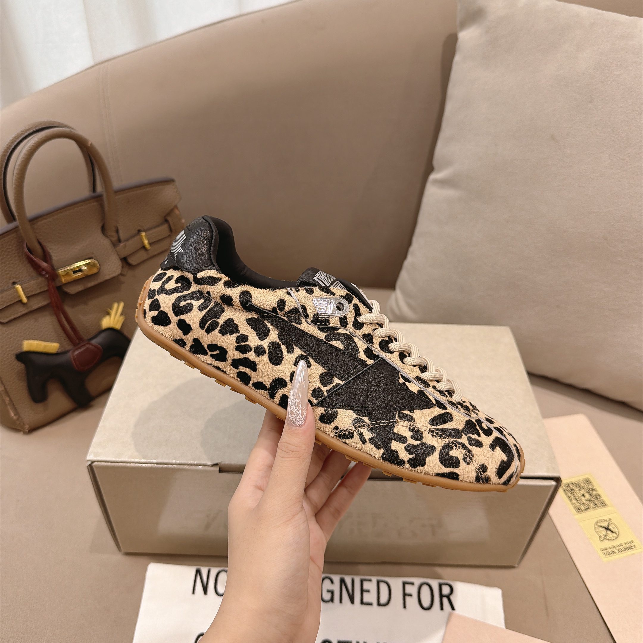 נעלי סניקרס גולדן גוס Golden Goose Sneakers – חום – תמונה 5