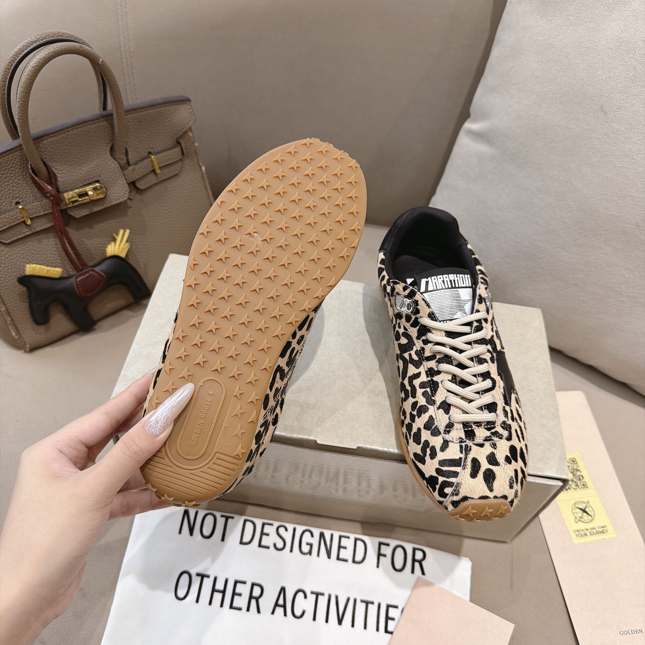 נעלי סניקרס גולדן גוס Golden Goose Sneakers – חום – תמונה 10